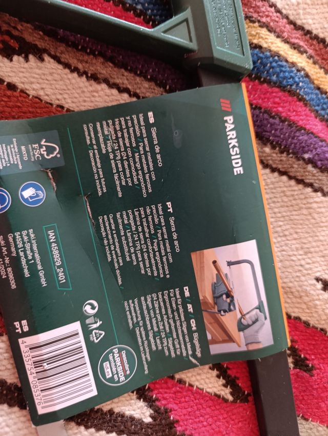 Sierra de arco Parkside - Metal