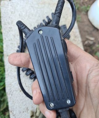 Auricular radio militar vintage.