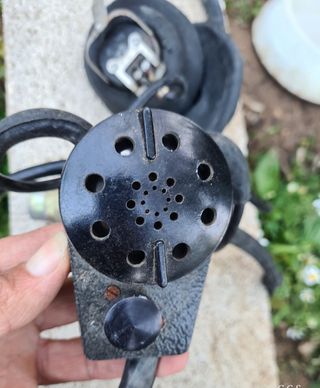 Auricular radio militar vintage.