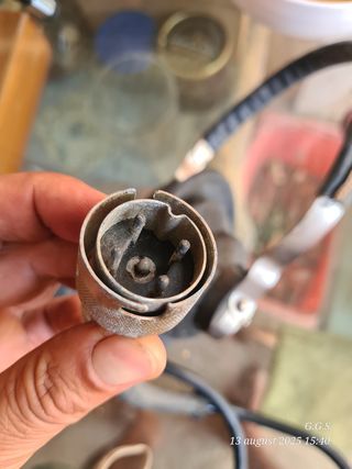 Auricular radio militar vintage.