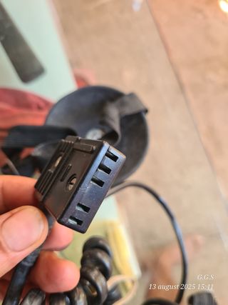 Auricular radio militar vintage.