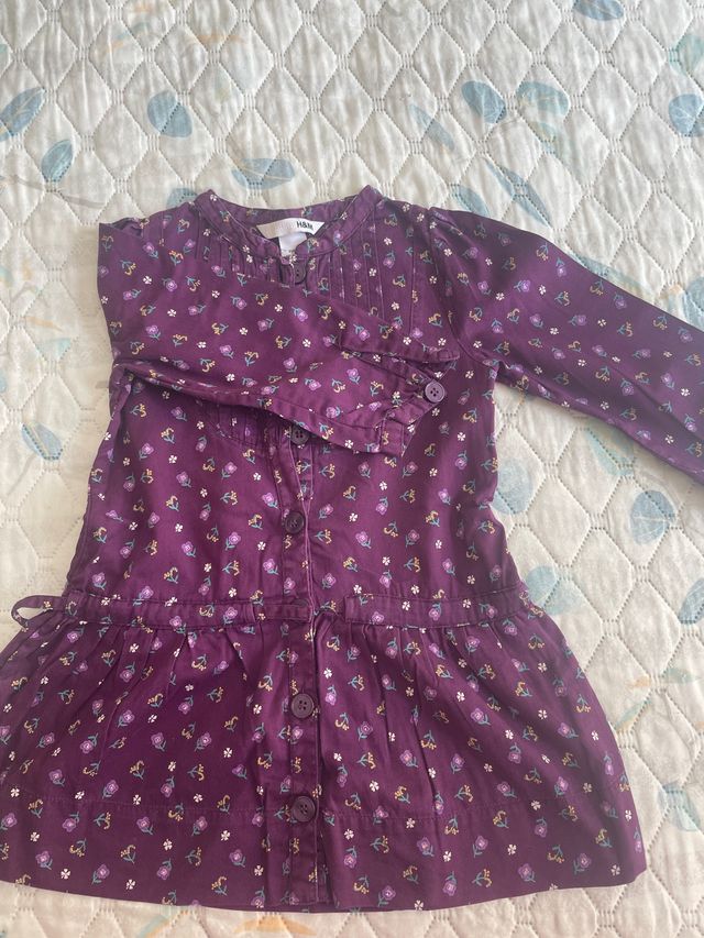 Vestido niña flores - H&M