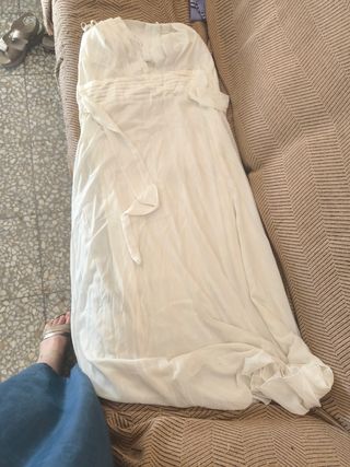 Vestido de boda por lo civil blanco