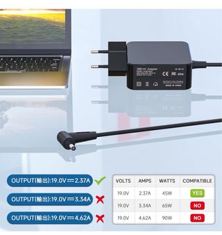 Cargador ASUS 45W 4.0*1.35mm