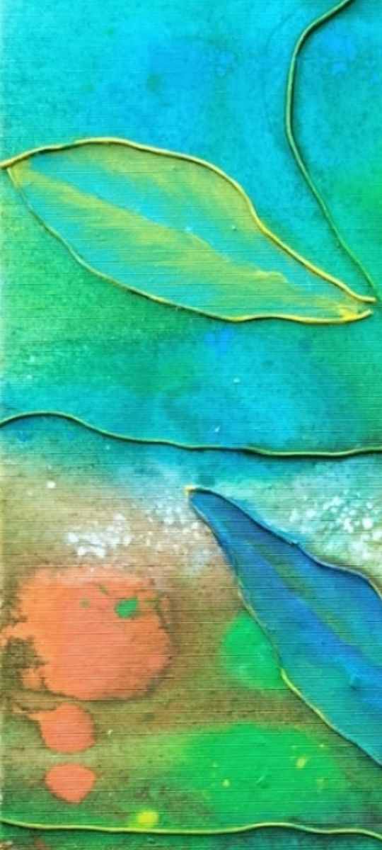 CUADRO PINTADO CON ACRÍLICOS  "SELVA"