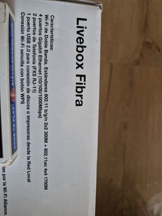 Livebox Fibra - Router Wifi
