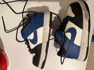 Nike Dunk Low Bambini - Scarpe Blu/Nero