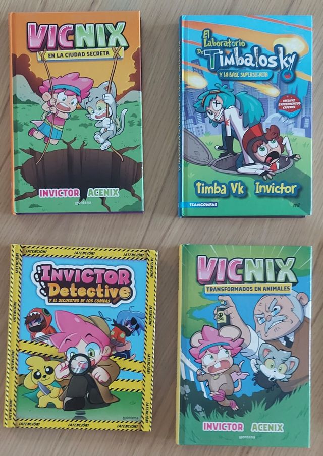 Pack de 4 libros de INVICTOR