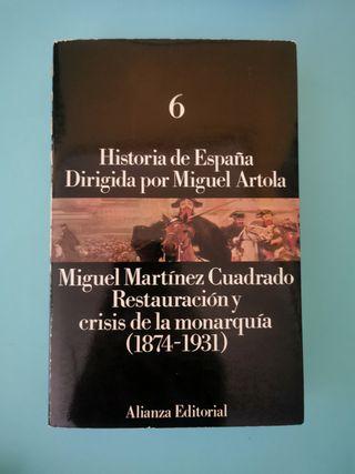 Historia de España. Miguel Artola. Desde 6€- 4x20€