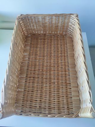 Canasta mimbre grande - Beige