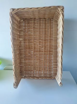 Canasta mimbre grande - Beige