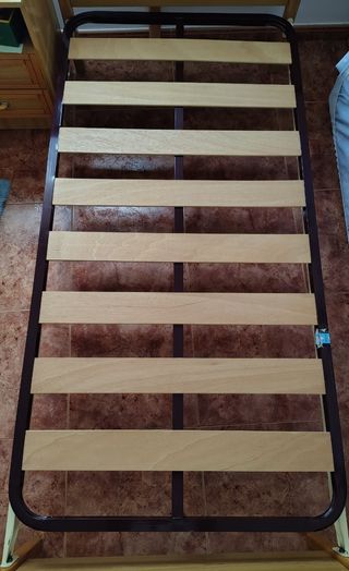 Somier 90cm - Laminas madera