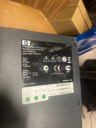 Lote 4 PDUs HP para Rack - Distribuidor Corriente