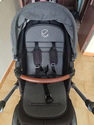 Cochecito Trio Jane Kawai Gris