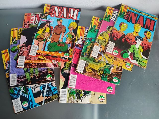 Volumen con 5 comics Nam