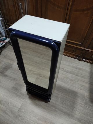 Armario espejo azul vintage