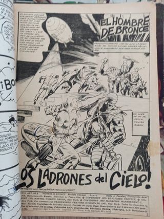 LOTE VERTICE EL HOMBRE DE BRONCE DOC SAVAGE MARVEL