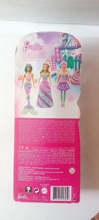 Muñeca Barbie Sirena Candy - Nueva