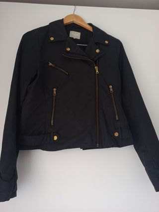 Cazadora negra Zalando coleccion - Talla L