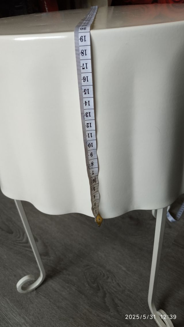 Mesita de centro blanca