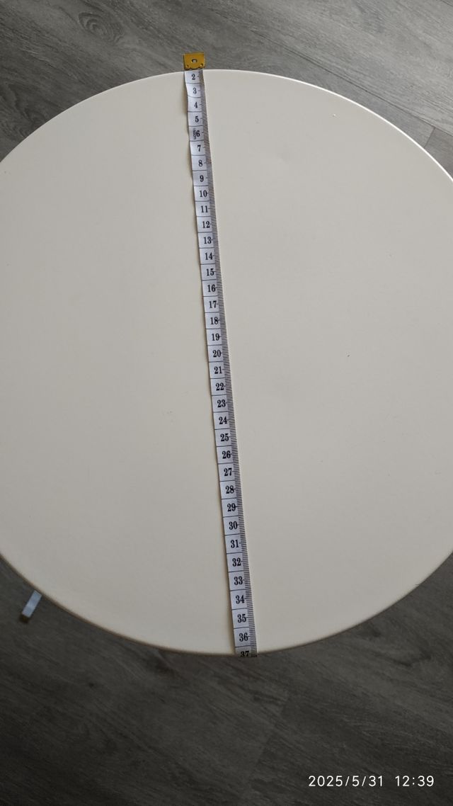 Mesita de centro blanca