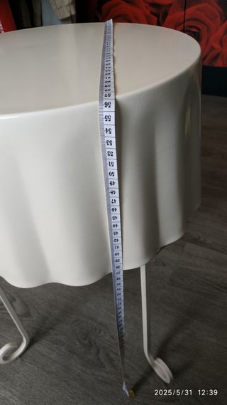 Mesita de centro blanca