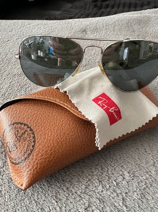 Ray Ban Aviator - Gafas sol plata. Rayban