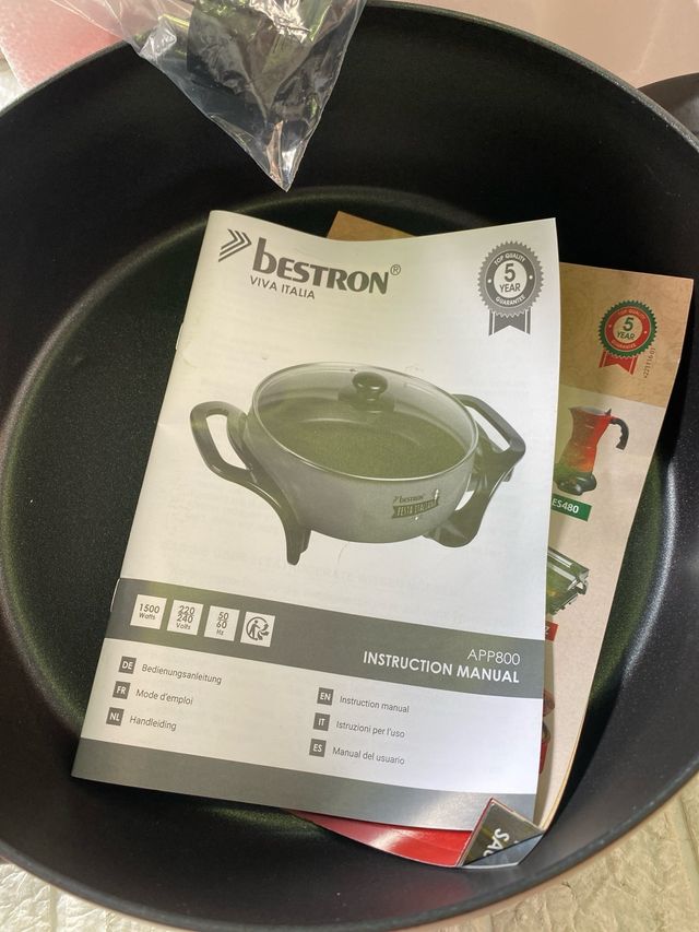 Sartén eléctrica Festa Italiana