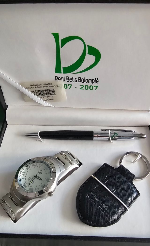 Real Betis Balompié Centenario (Reloj, Bolígrafo,