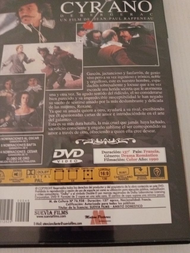 DVD Cyrano de Bergerac