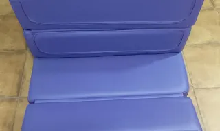 Puf cama plegable - color Morado