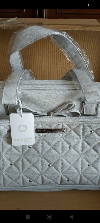 Bolso bebé Mayoral gris