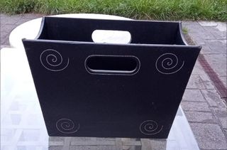 *Revistero negro simil cuero