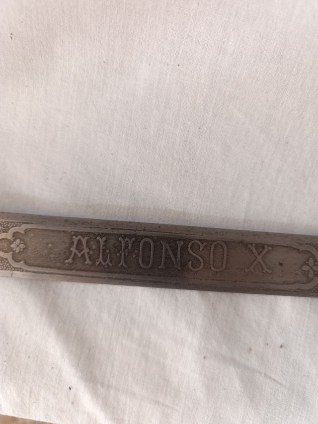 Espada toledana Alfonso X