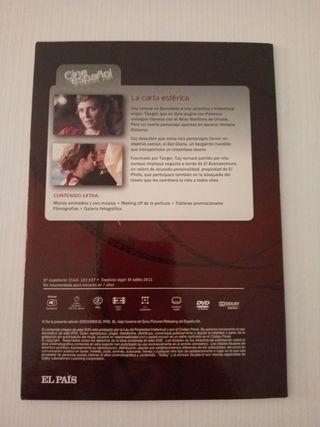 DVD La carta esférica - Cine Español