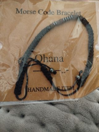 Pulsera Ohana - Código Morse