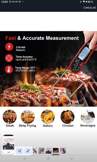 Termómetro de Carne POWSAF - Digital