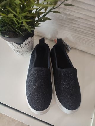 Scarpe bambina laminate n.32