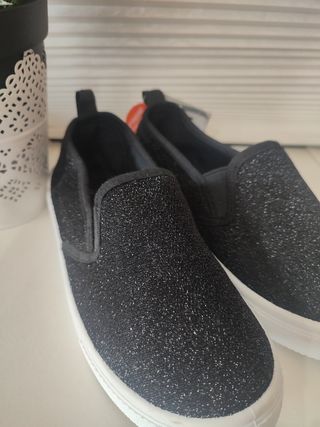 Scarpe bambina laminate n.32