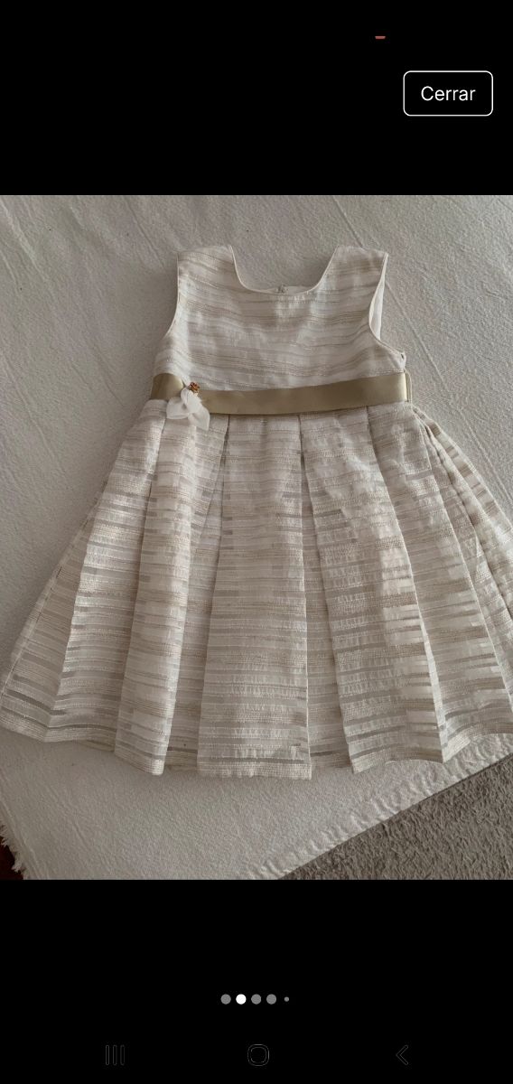 Vestido ceremonia niña + chaqueta. Mayoral