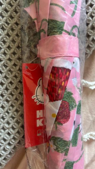 Paraguas Hello Kitty rosa