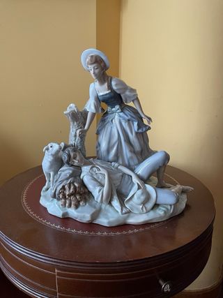 Pastoral Lladró: Figura porcelana