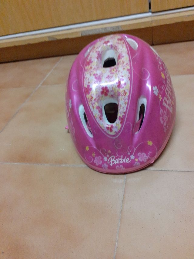 Casco bici Barbie niña