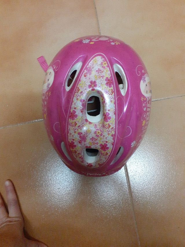 Casco bici Barbie niña