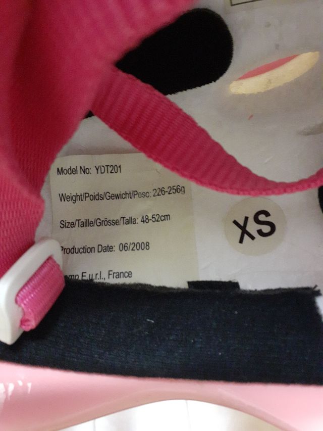 Casco bici Barbie niña