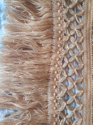 Colcha beige matrimonio - tejido