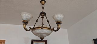 Lampara techo bronce - Vintage