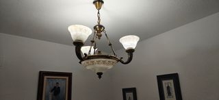 Lampara techo bronce - Vintage