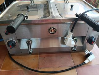 Freidora industrial doble