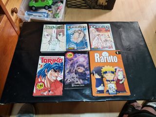 6 Mangas - Chobits, Naruto, Toriko...